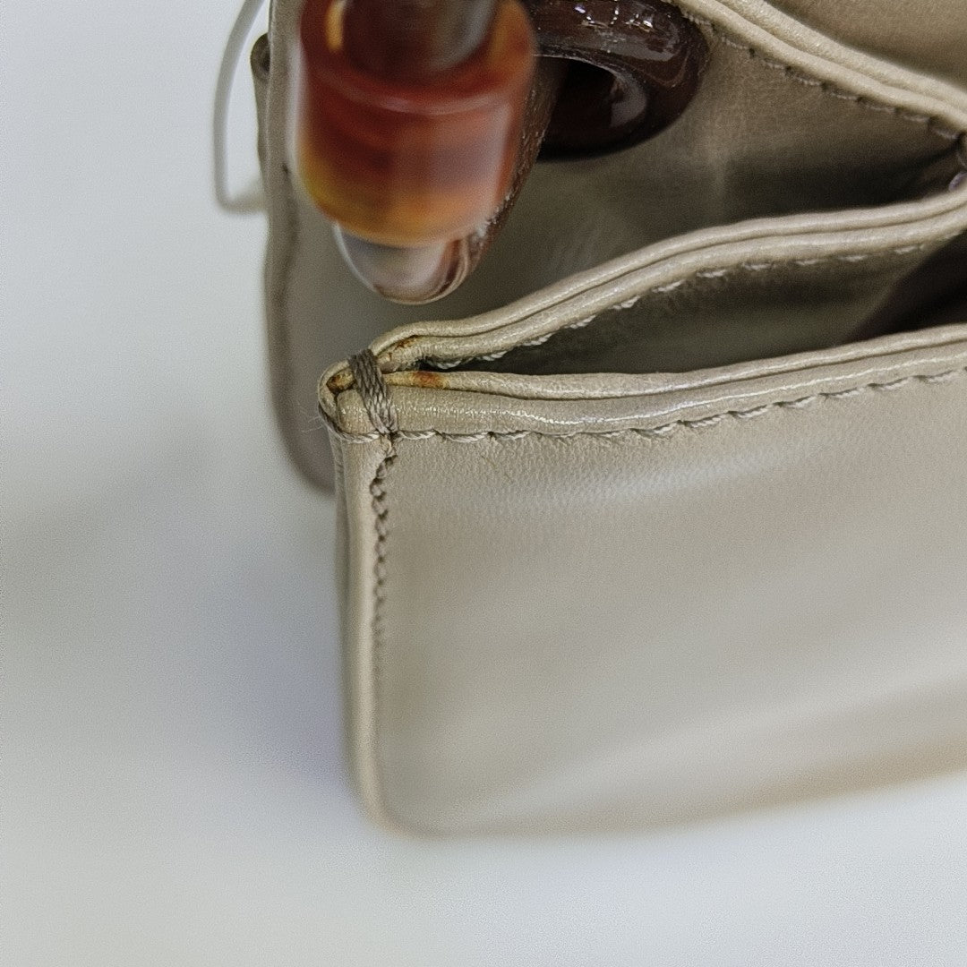 Lambskin Shoulder Bag Beige
