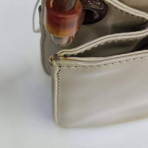 Lambskin Shoulder Bag Beige