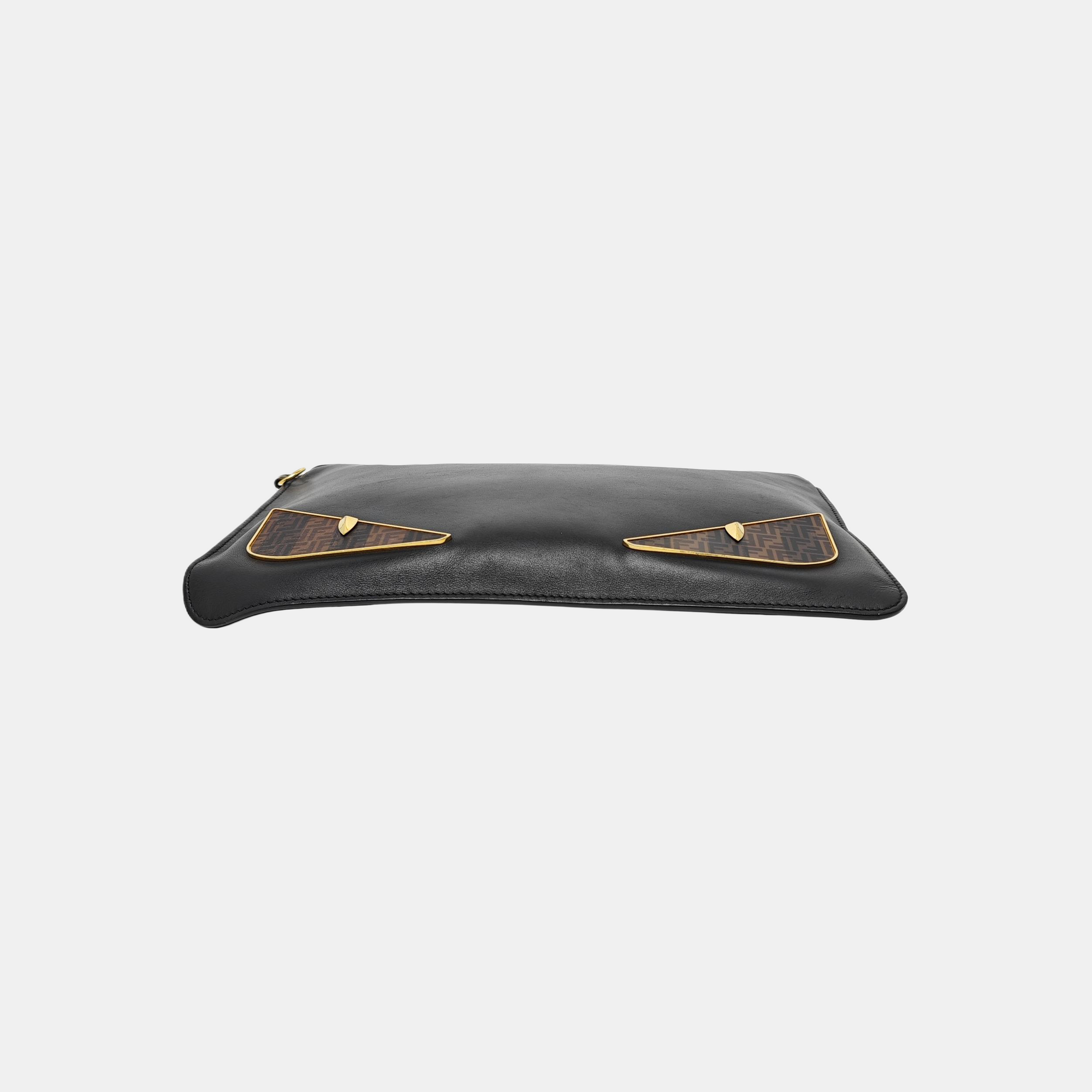 Monogram Calfskin Clutch Black