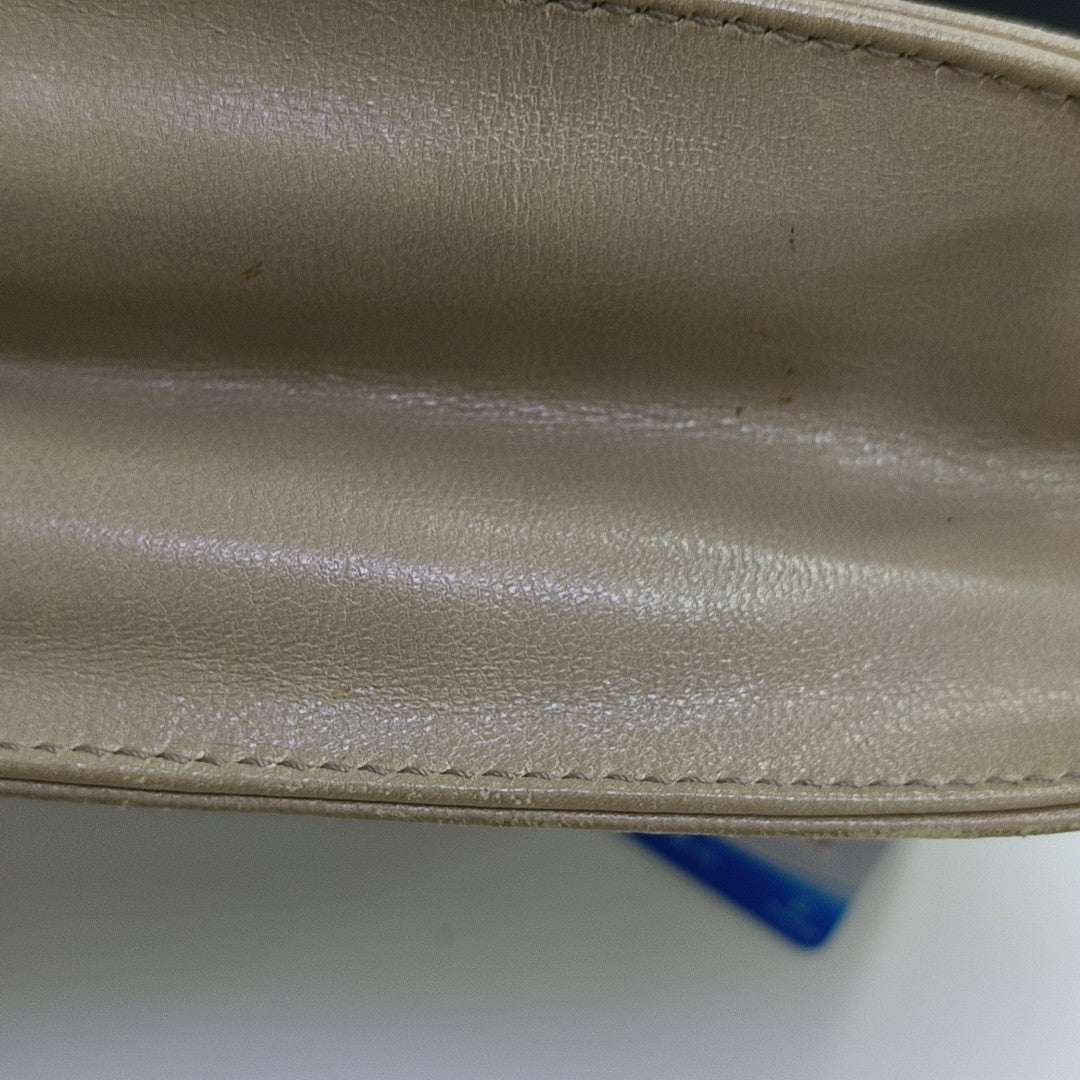 Lambskin Shoulder Bag Beige