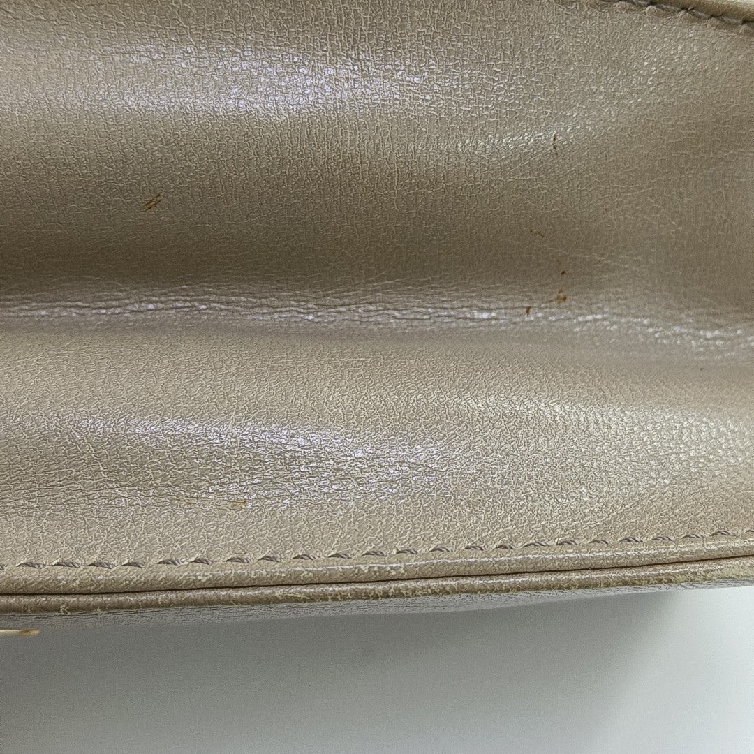 Lambskin Shoulder Bag Beige