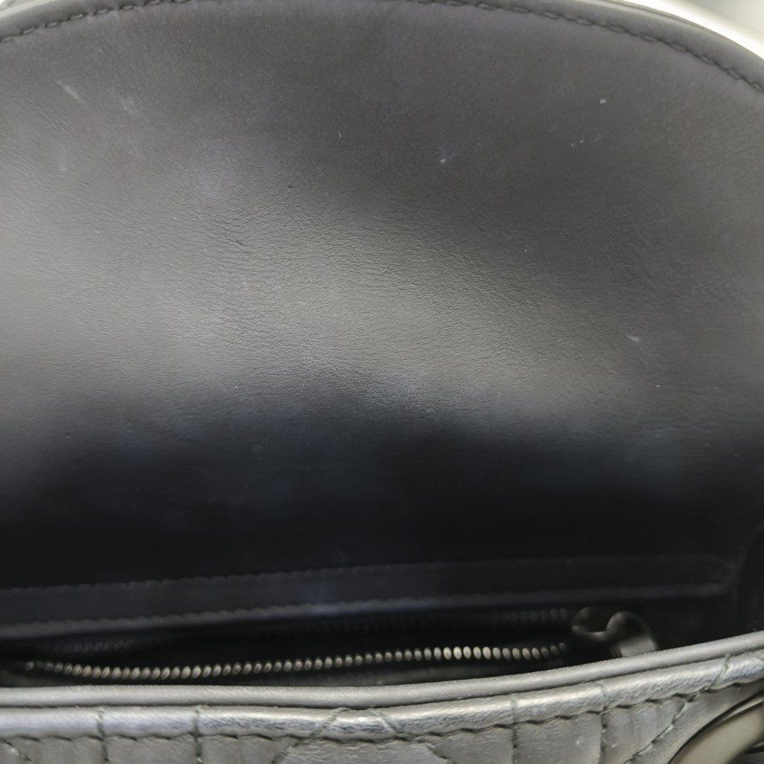 Lady Dior Mini Cannage Lambskin Black