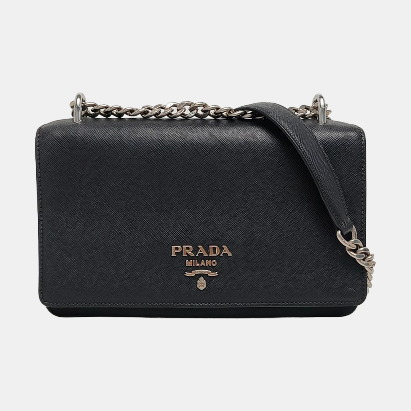 Nylon Shoulder Bag Black