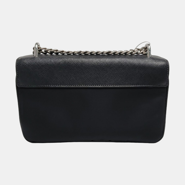 Nylon Shoulder Bag Black