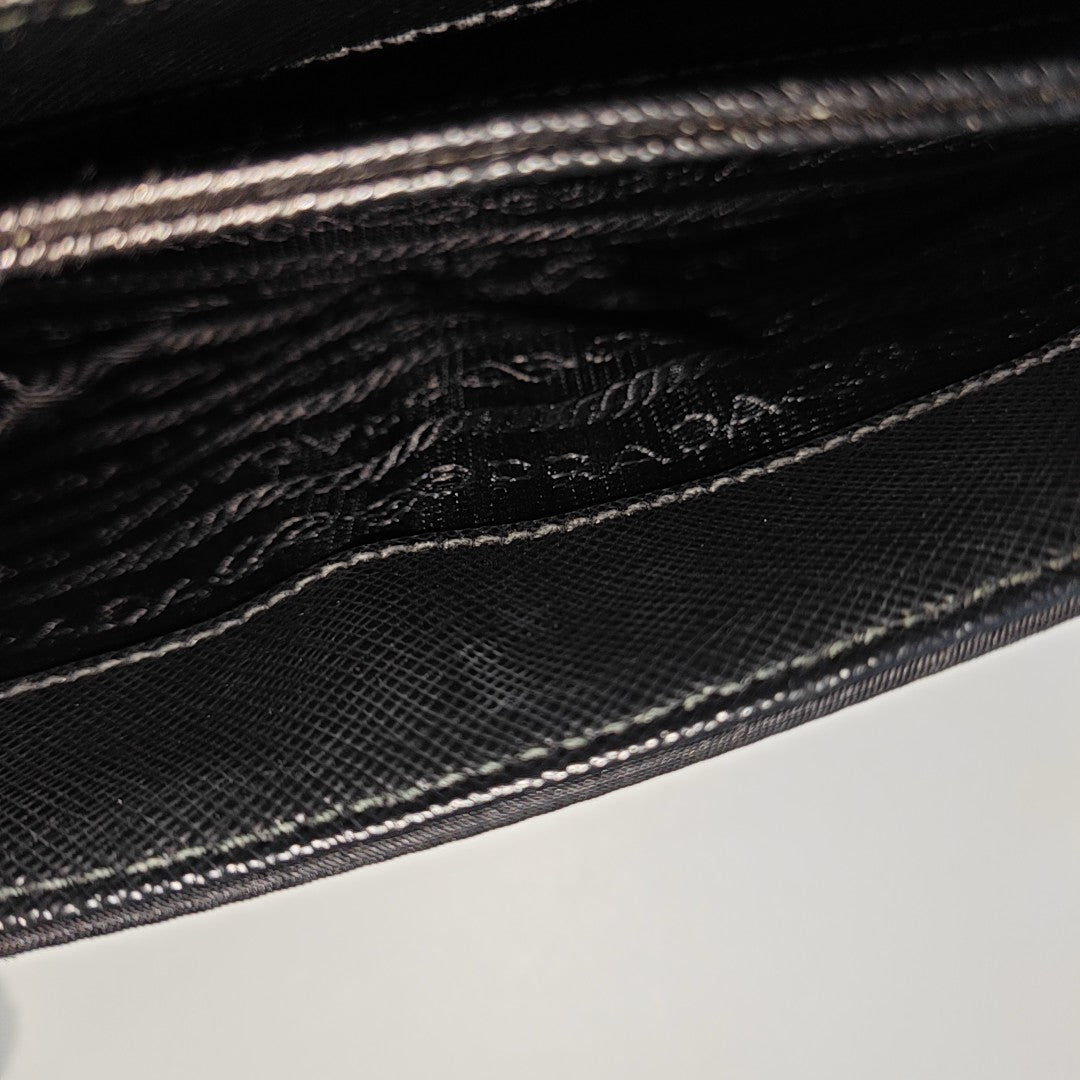 Nylon Shoulder Bag Black