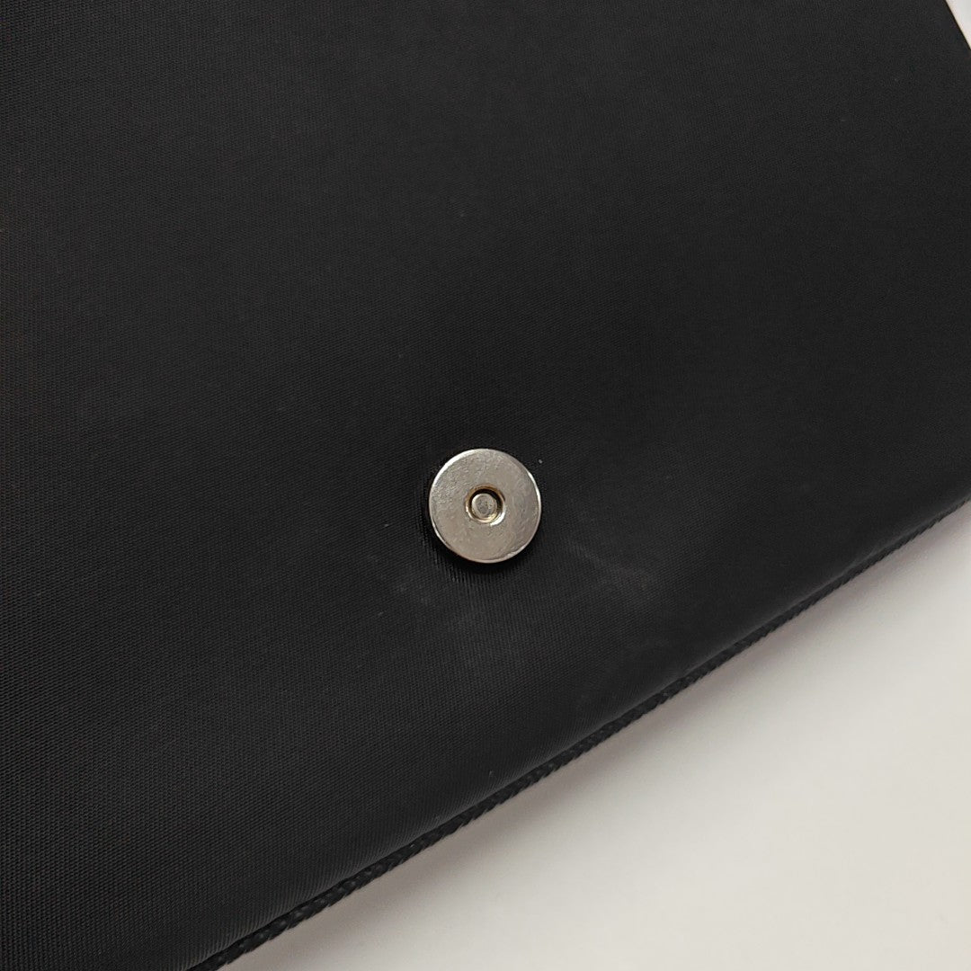 Nylon Shoulder Bag Black