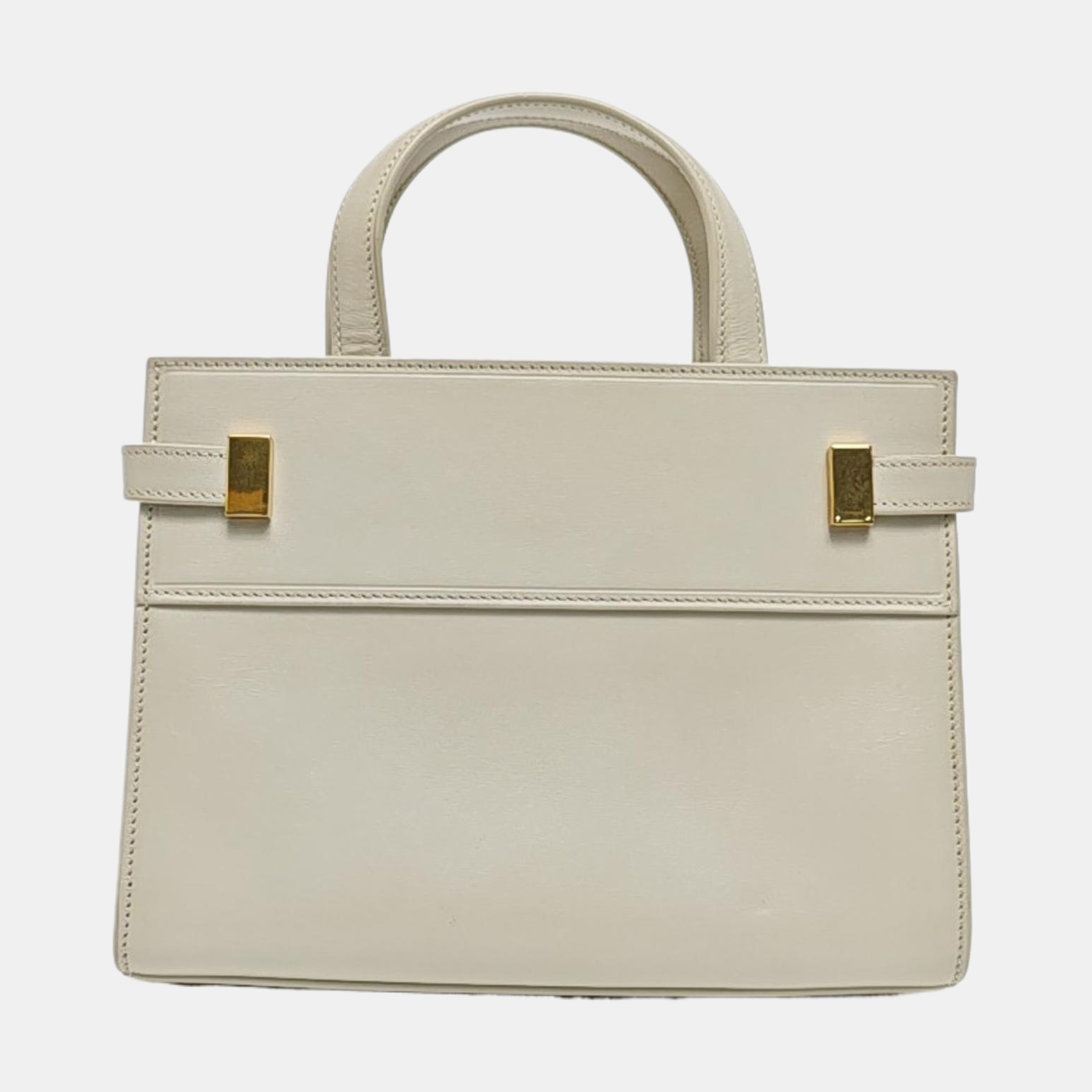 MANHATTAN Nano Calfskin White