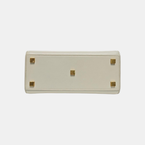 MANHATTAN Nano Calfskin White