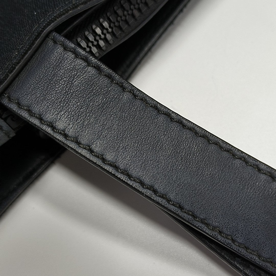 Canvas Top Handle Bag Black