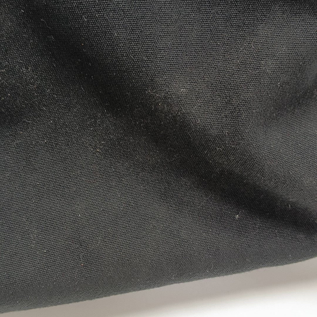 Canvas Top Handle Bag Black