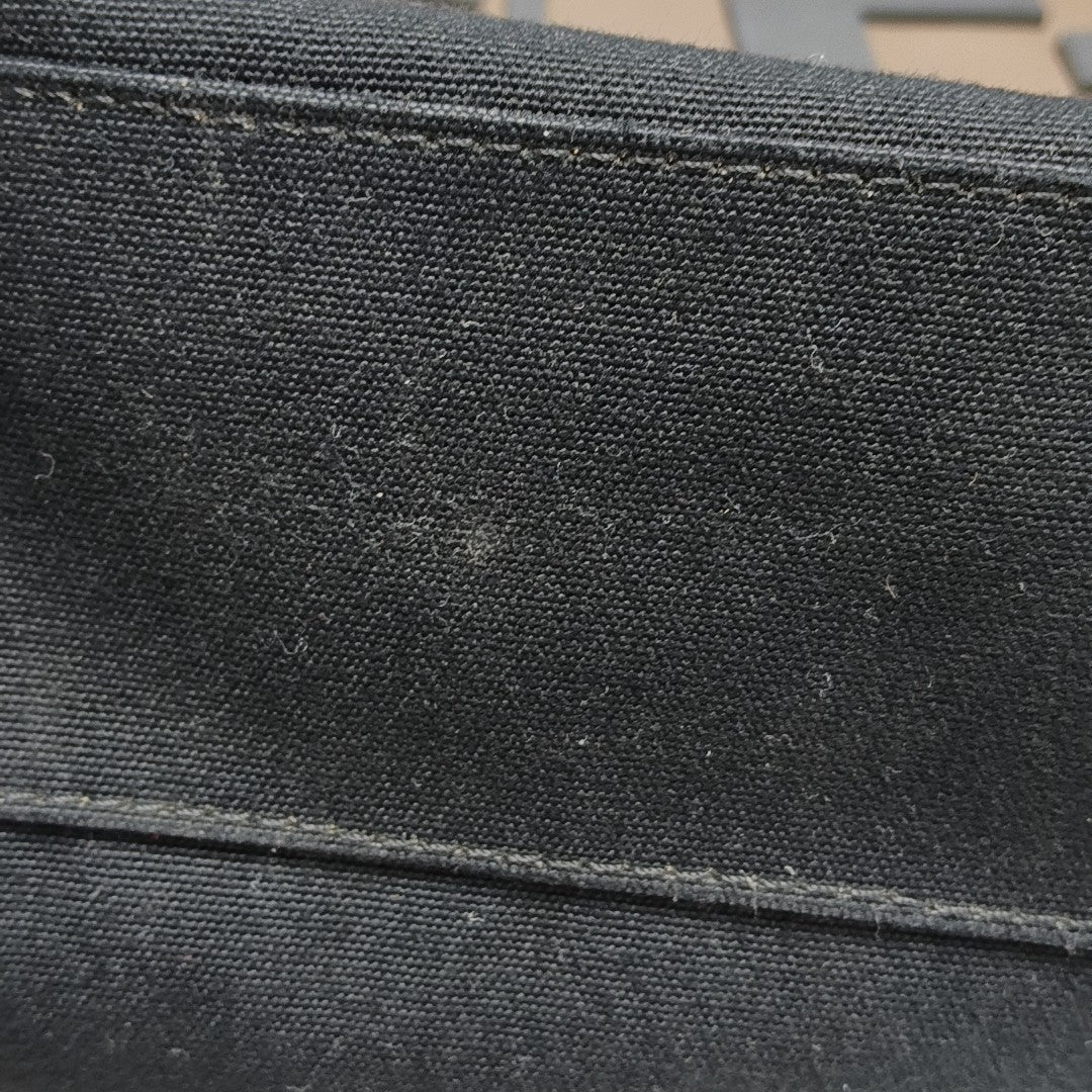 Canvas Top Handle Bag Black