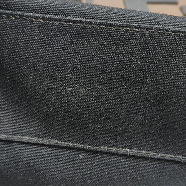 Canvas Top Handle Bag Black