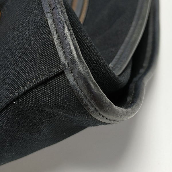 Canvas Top Handle Bag Black