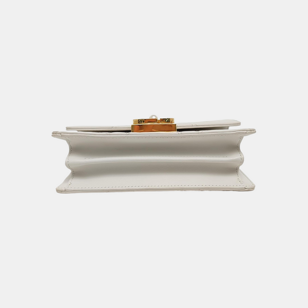 Miss Dior Mini Cannage Calfskin White