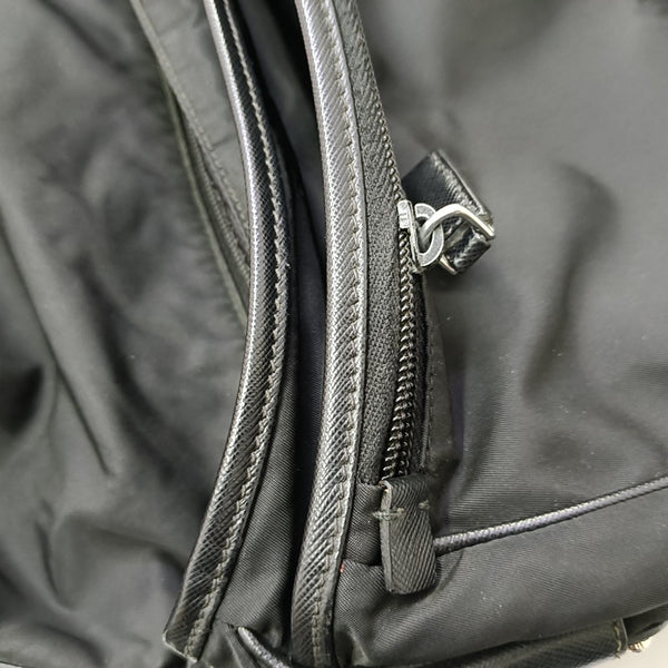 Nylon Shoulder Bag Black