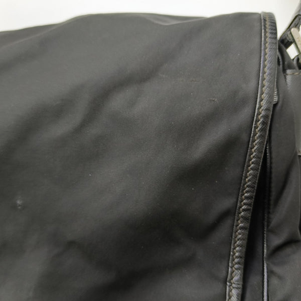 Nylon Shoulder Bag Black