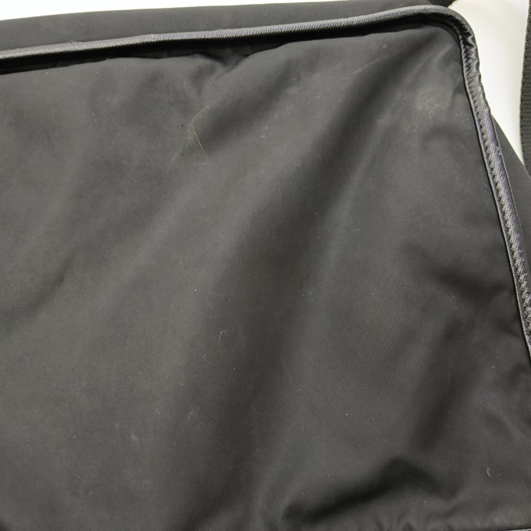 Nylon Shoulder Bag Black