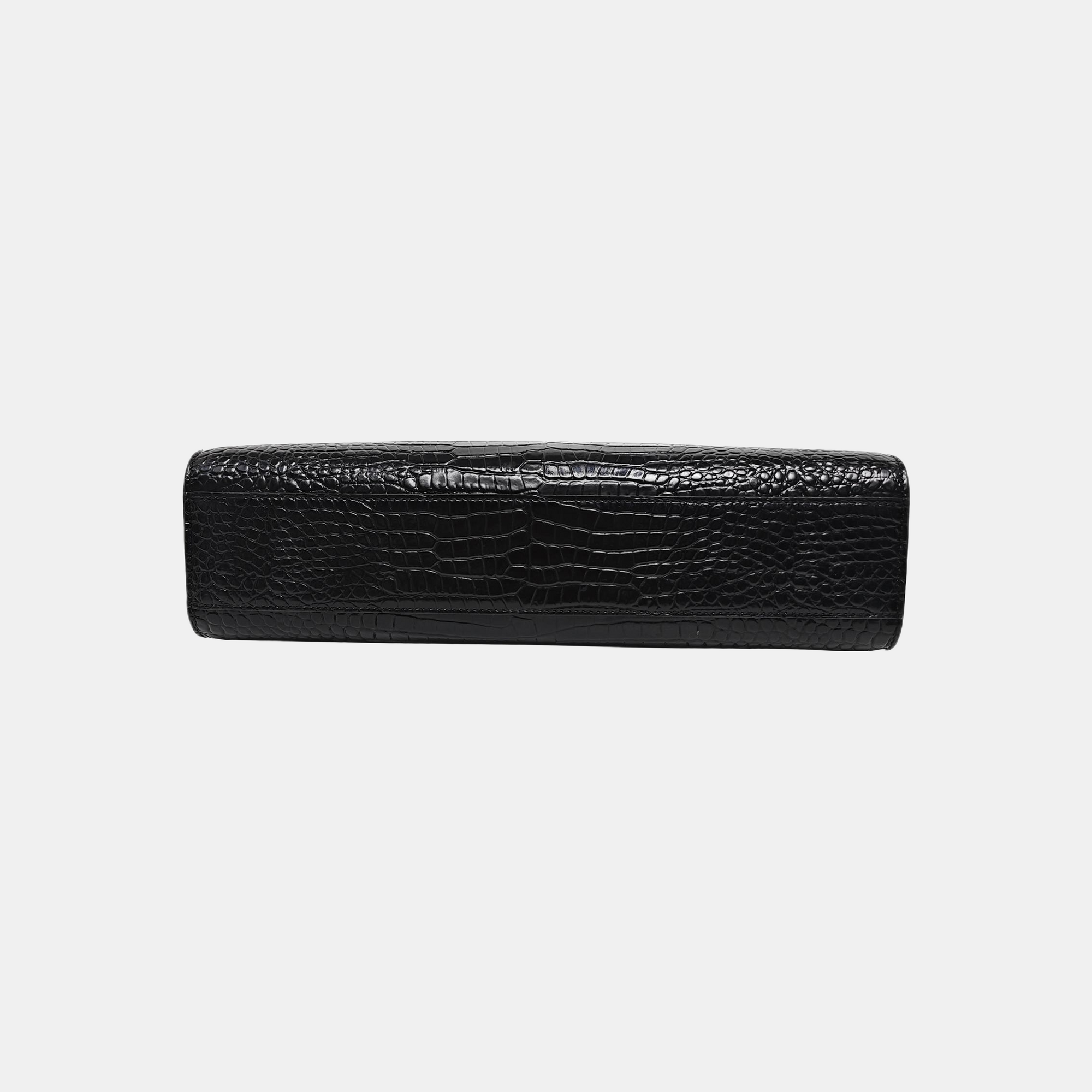 MANHATTAN Medium Calfskin Black