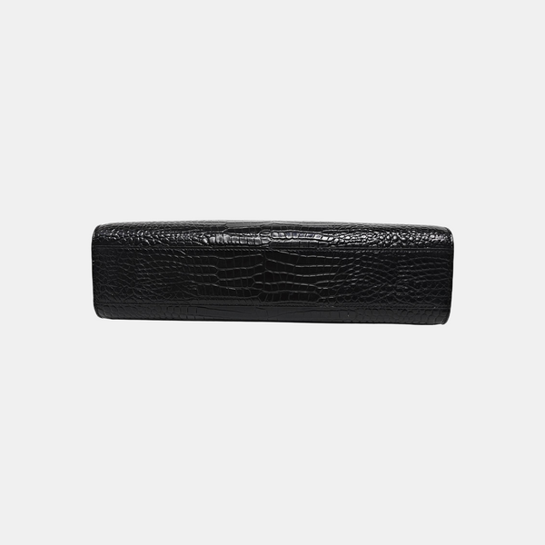 MANHATTAN Medium Calfskin Black