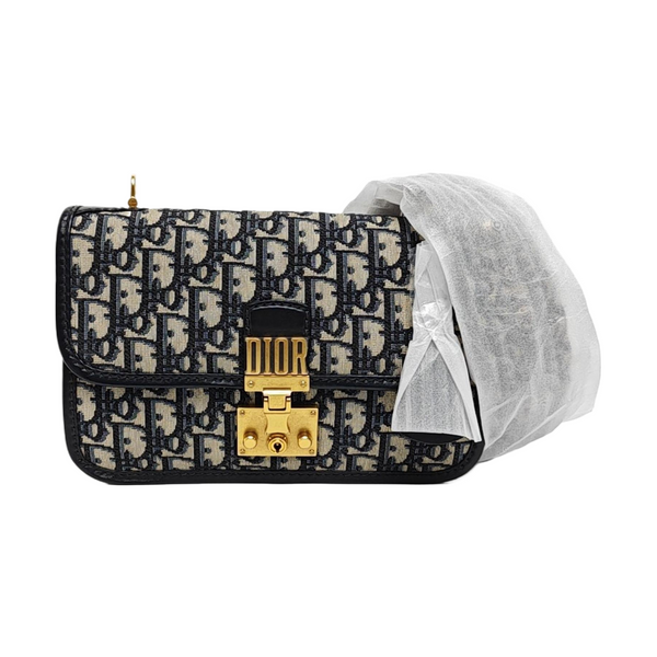 Dioraddict Oblique Canvas Blue