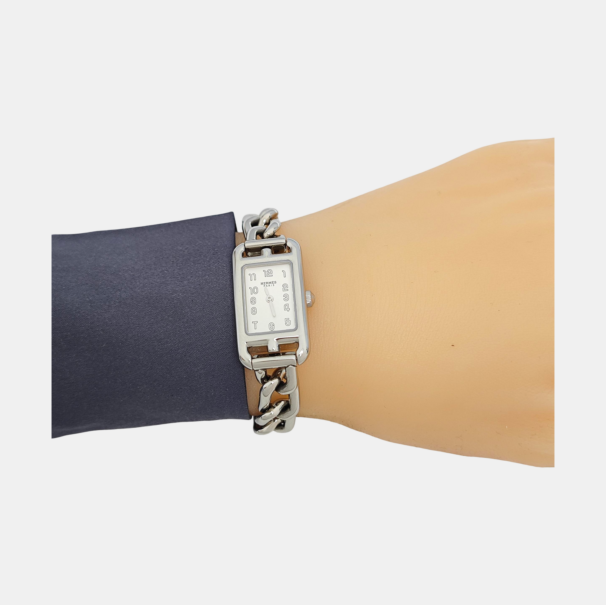 17mm Cream Quartz Watch