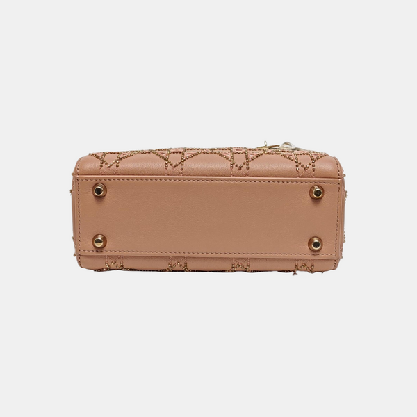 Lady Dior Mini Quilted Calfskin Pink