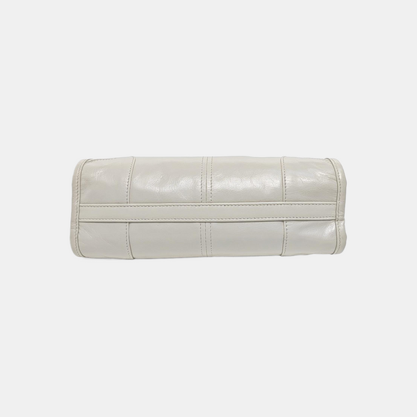 Bonnie Mini Calfskin White