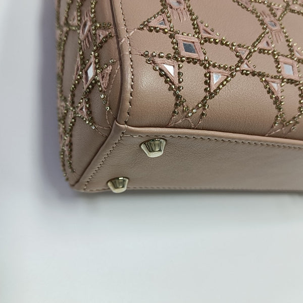 Lady Dior Mini Quilted Calfskin Pink