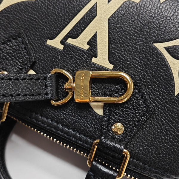 SPEEDY Nano Monogram Calfskin Black