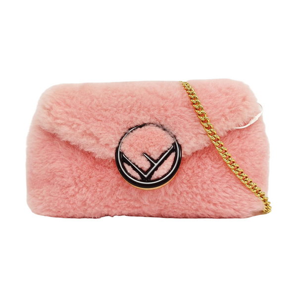 Wool Shoulder Bag Pink