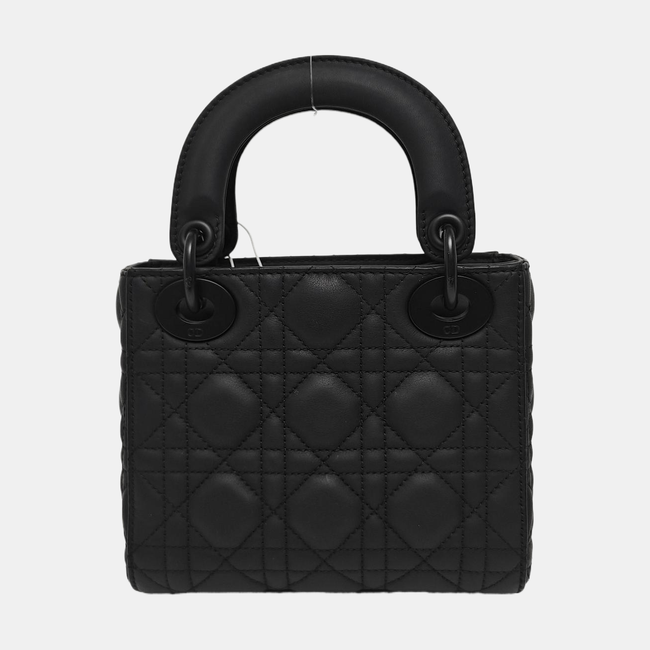 Lady Dior Mini Cannage Calfskin Black