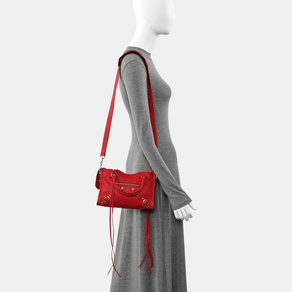 Classic City Mini Lambskin Red