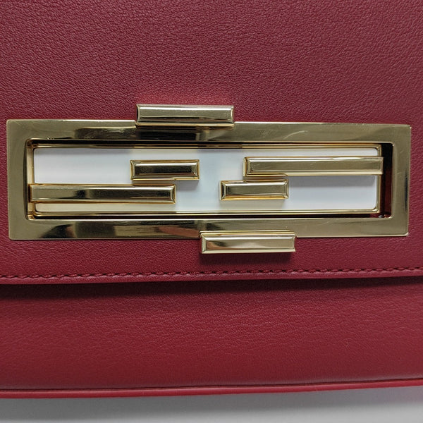 Calfskin Top Handle Bag Red