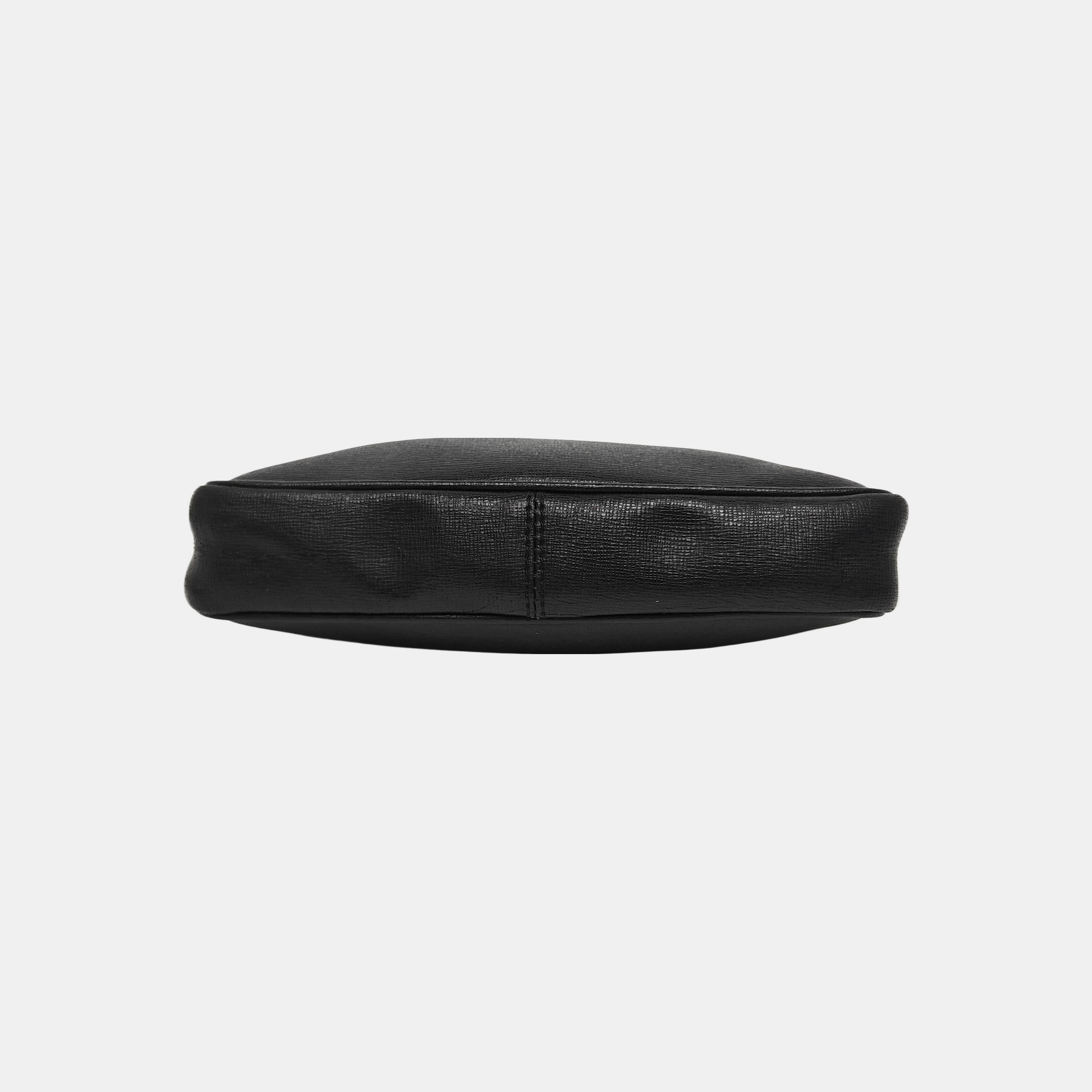 Calfskin Top Handle Bag Black
