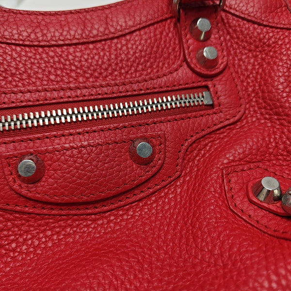 Classic City Mini Lambskin Red