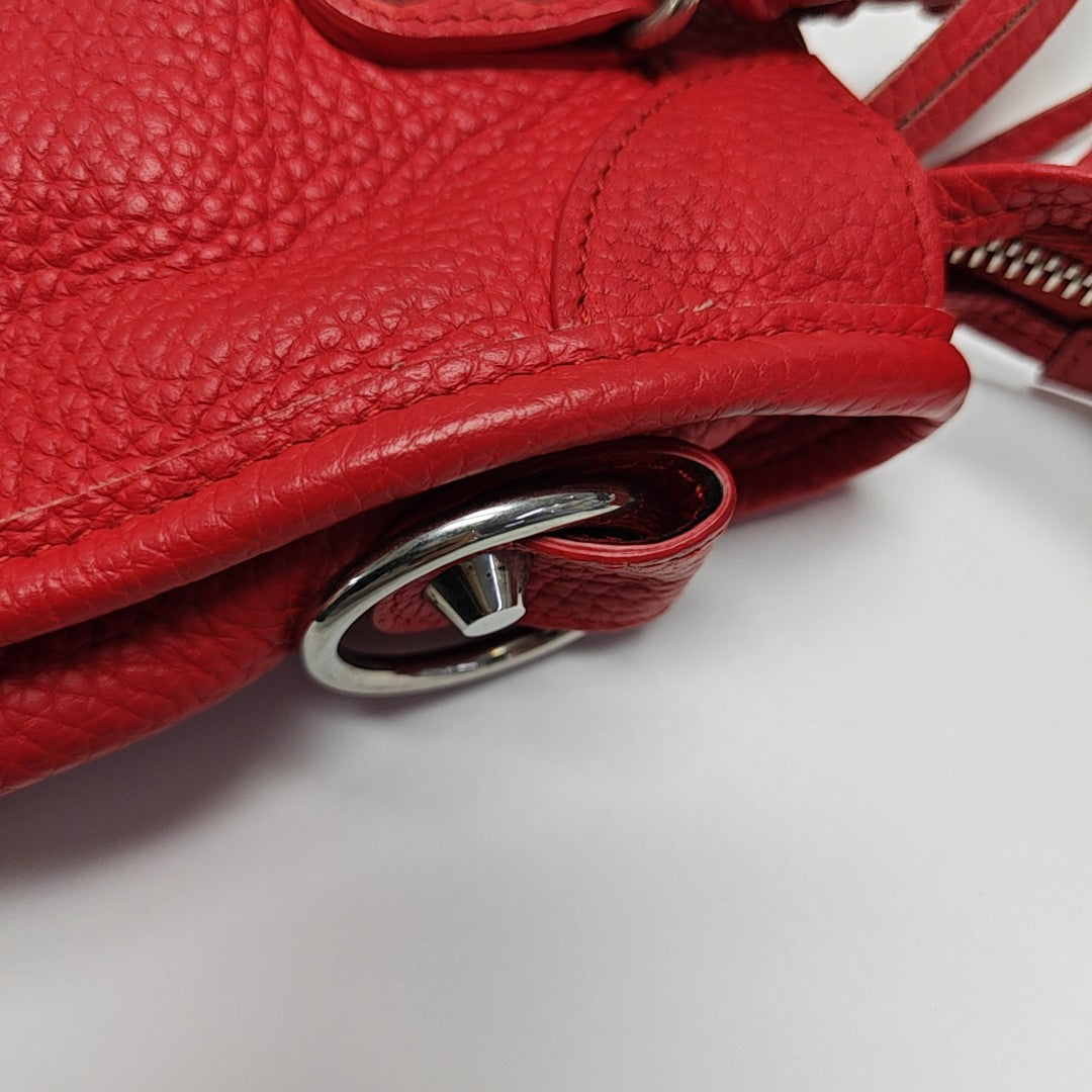 Classic City Mini Lambskin Red