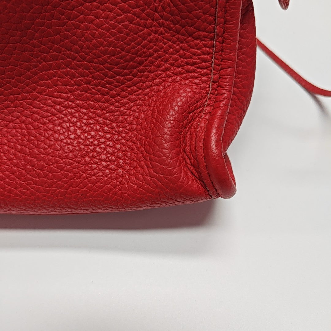 Classic City Mini Lambskin Red