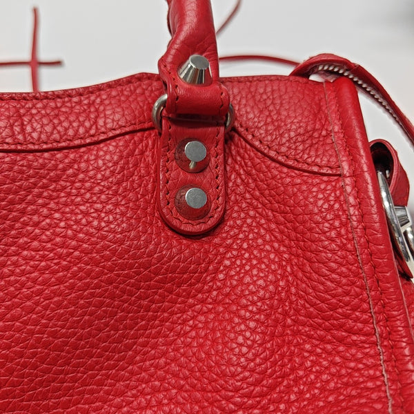 Classic City Mini Lambskin Red