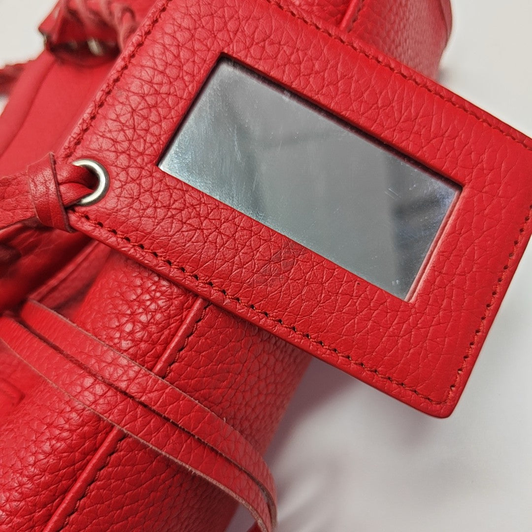 Classic City Mini Lambskin Red