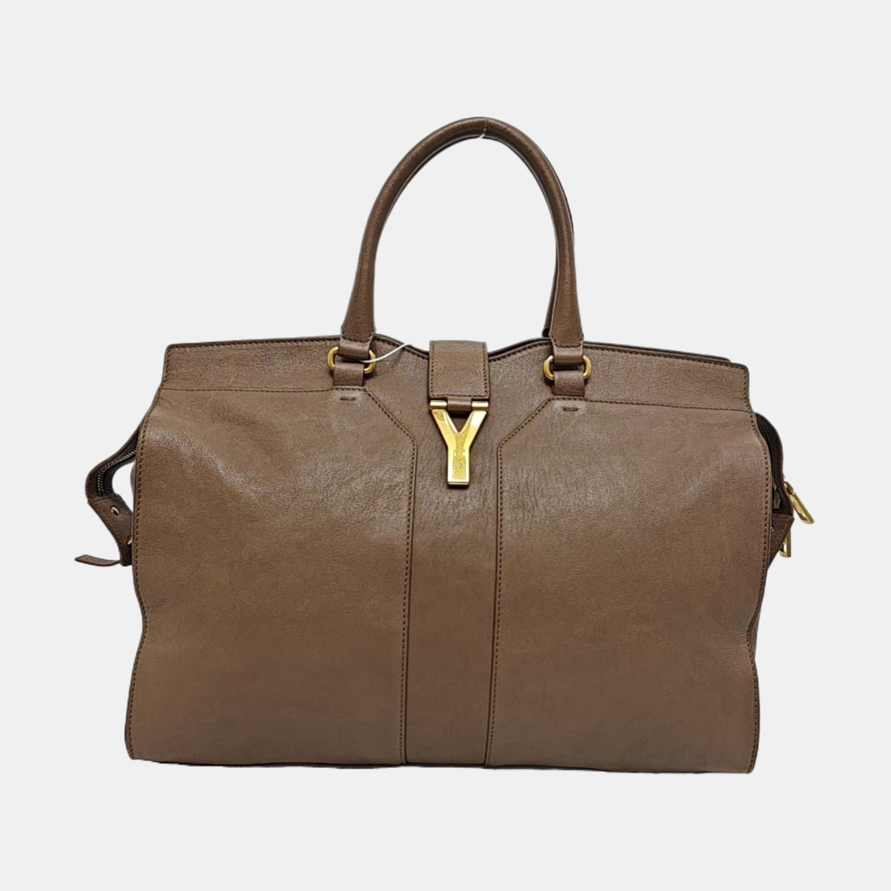 CHYC Y LIGNE Large Calfskin Brown