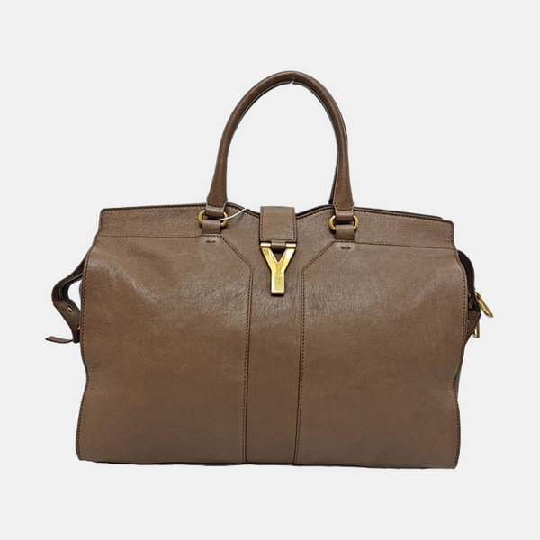CHYC Y LIGNE Large Calfskin Brown