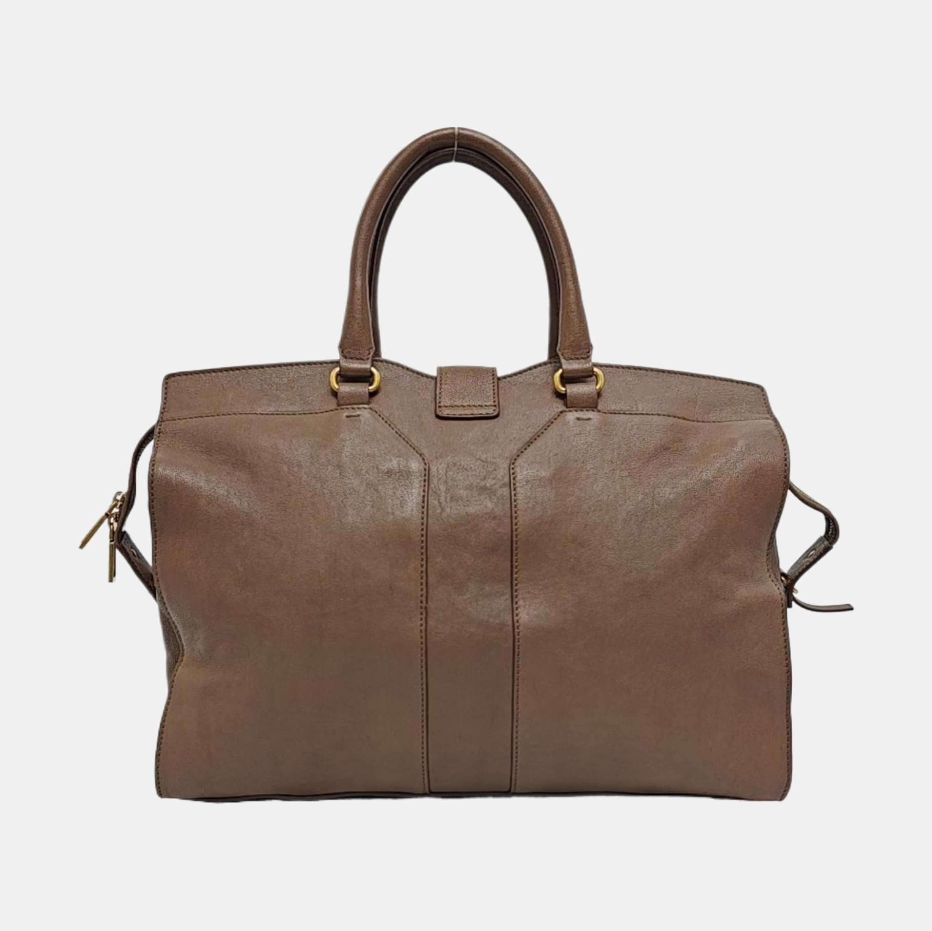 CHYC Y LIGNE Large Calfskin Brown