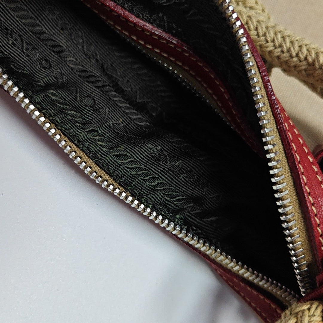 Canvas Top Handle Bag Beige