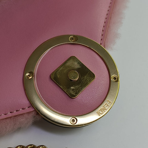 Wool Shoulder Bag Pink