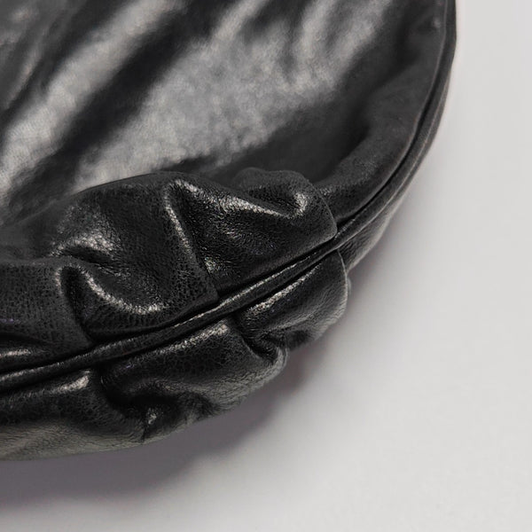 Calfskin Top Handle Bag Black
