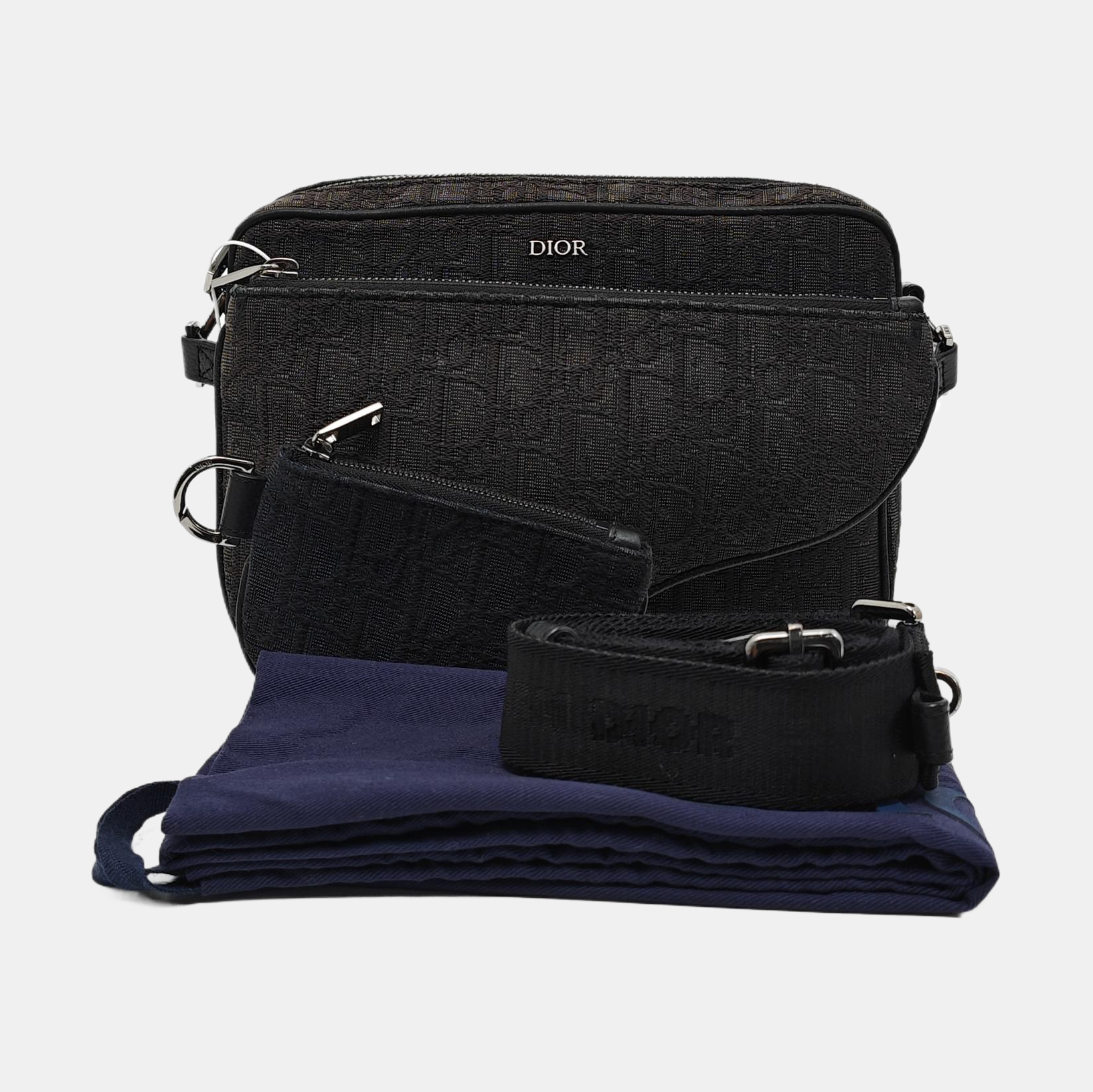Safari Oblique Fabric Black
