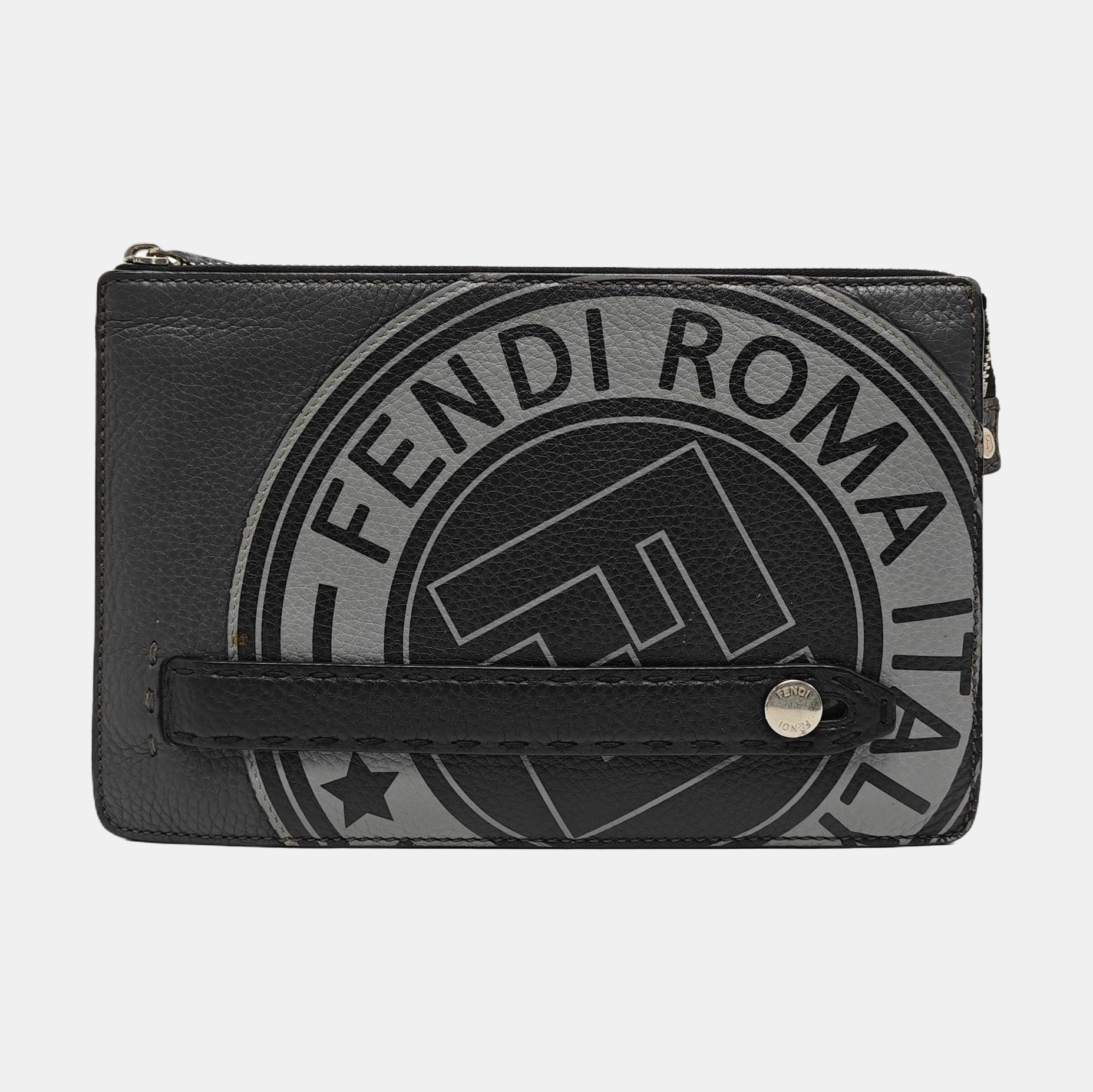 Calfskin Clutch Gray
