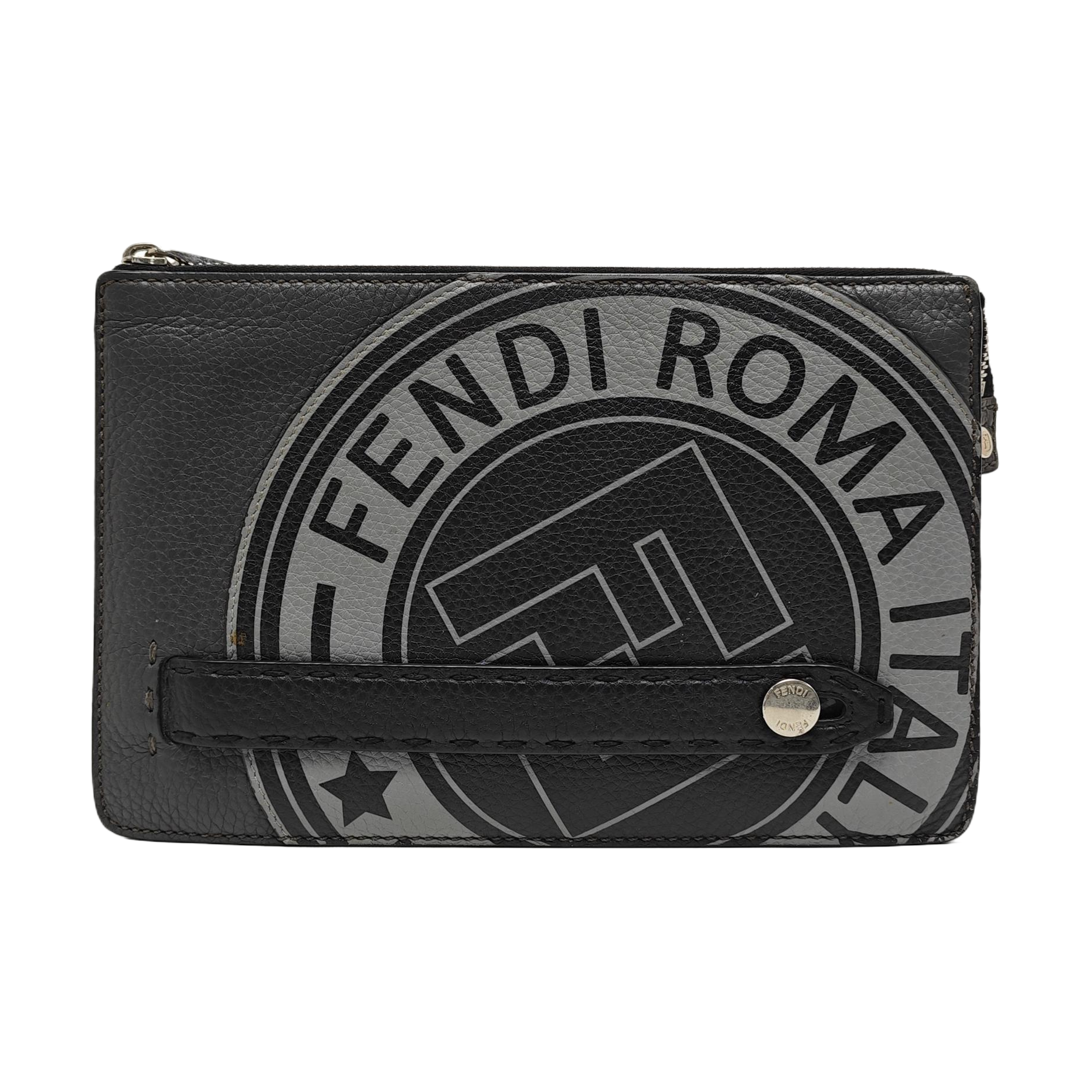 Calfskin Clutch Gray