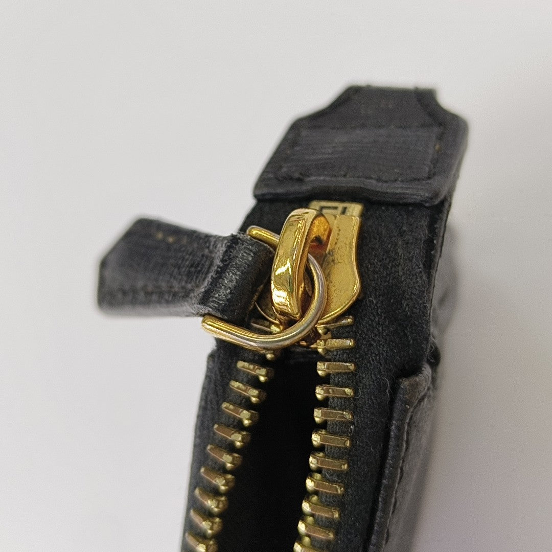 Calfskin Top Handle Bag Black