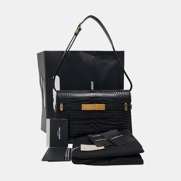 MANHATTAN Small Calfskin Black